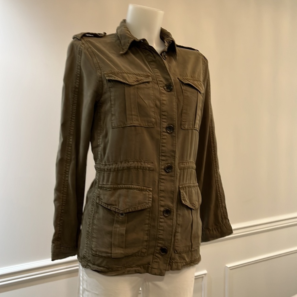 Topshop Utility khaki lightweight Jacket